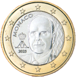 1 Euro Monaco Prince Albert obverse