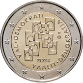 2 Euro Commemorative coin Finland 2024 - Elections and Democracy