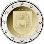 2 Euro Commemorative coin Latvia 2025 - Selonia