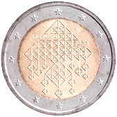 2 Euro Commemorative coin Lithuania 2024 - Straw gardens