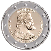 2 Euro Commemorative coin Principality of Monaco 2024