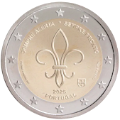 2 Euro Commemorative coin Portugal 2025 - World Scouting and Youth Movements