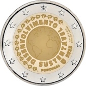 2 Euro Commemorative coin Portugal 2025 - Sustainable development