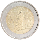 2 Euro Commemorative coin San Marino 2025 - Jubilee Holy Year 2025