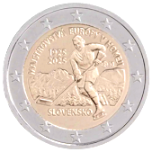 2 Euro Commemorative coin Slovakia 2025 - 100 years since the Ice hockey European Championships in High Tatras