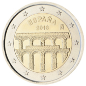 2 Euro Commemorative Coin Spain 2019 Avila - UNC Bi-Metallic