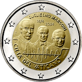 2 Euro Commemorative coin Vatican 2024 - 150th anniversary of the birth of Guglielmo Marconi