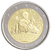 2 Euro Commemorative coin Vatican 2024 - 750th anniversary of the death of St. Thomas Aquinas